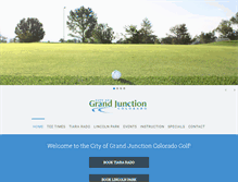 Tablet Screenshot of golfgrandjunction.net